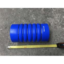 Патрубок интеркуллера (ЛЕВЫЙ) двигатель RENAULT (112x122х210 mm d=112*122 mm) 4-х слойный (СИЛИКОН)