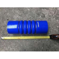 Патрубок интеркуллера (ПРАВЫЙ) двигатель RENAULT (80x90х235 mm d=112*122 mm) 4-х слойный (СИЛИКОН)